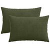 vidaXL Presvlaka za jastuk 2 pcs HEERLEN Zelena 30 x 50 cm Kord