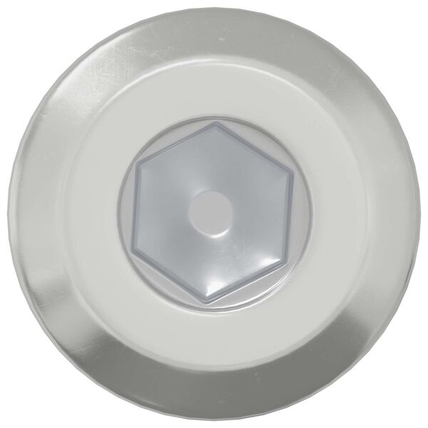 vidaXL Vijak s plastičnom glavom 2 pcs Srebrno M6 x 15 mm Čelik