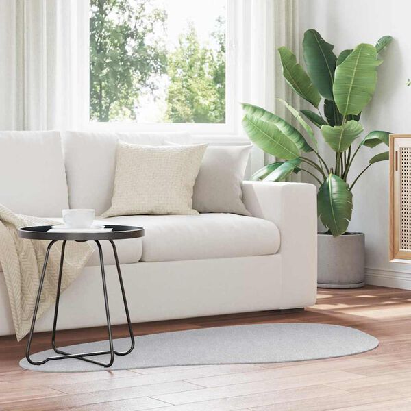 vidaXL Tepih HUARTE Siva 80 x 150 cm Poliester