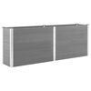 vidaXL Vrtna posuda za sadnju 250 x 50 x 91 cm WPC siva