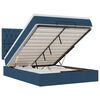 vidaXL Otomanski krevet s madracem plavi 140x190cm od tkanine
