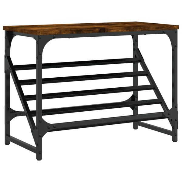 vidaXL Stalak za cipele boja hrasta 60 x 30 x 45 cm konstruirano drvo