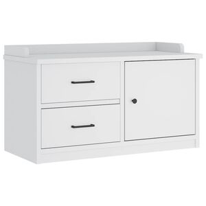 vidaXL Klupa za predsoblje SANDNES 87x40x50 cm od masivne borovine