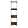 vidaXL Regal za knjige s 4 razine boja hrasta 60 x 30 x 120 cm drveni