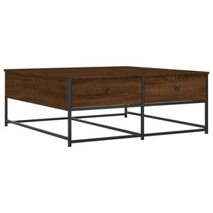 vidaXL Stolić za kavu smeđa boja hrasta 100x99x40 cm konstruirano drvo