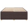 vidaXL Okvir za krevet bez madraca tamnosmeđi 140 x 190 cm od tkanine