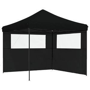 vidaXL &Scaron;ator za zabave Crna 292 x 292 x 315 cm Oxford tkanina