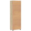 vidaXL Highboard s policom FLORIN Sonoma hrast 60 x 35 x 182 cm