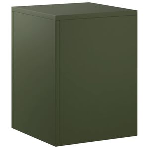 vidaXL Stalak za biljke Maslinastozelena 30 x 30 x 40 cm Otporni čelik