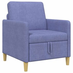 vidaXL Sofa s pohranom Traper plava 72 x 78 x 87 cm Poliester