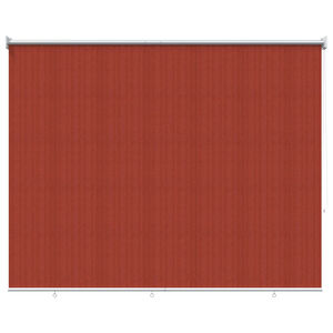 vidaXL Vanjska roleta 90% blokada UV zraka Terrakota 140 x 140 cm HDPE
