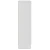 vidaXL Vitrina bijela 82,5 x 30,5 x 115 cm konstruirano drvo
