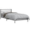 vidaXL Krevetna konstrukcija Siva Sonoma 80 x 200 cm Konstruirano drvo