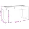 vidaXL Vrtna klupa bijela 80 x 38 x 45 cm od masivne borovine