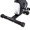 vidaXL Bicikl za vježbanje s remenom za otpor crni