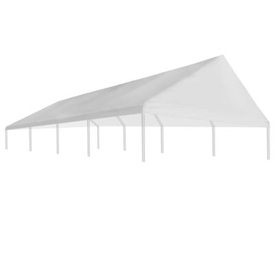 vidaXL Krov za šator za zabave 4 x 8 m bijeli
