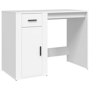 vidaXL Radni stol bijeli 100 x 49 x 75 cm od konstruiranog drva