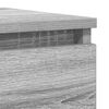 vidaXL Komoda Siva Sonoma 100x35x76 cm Konstruirano drvo