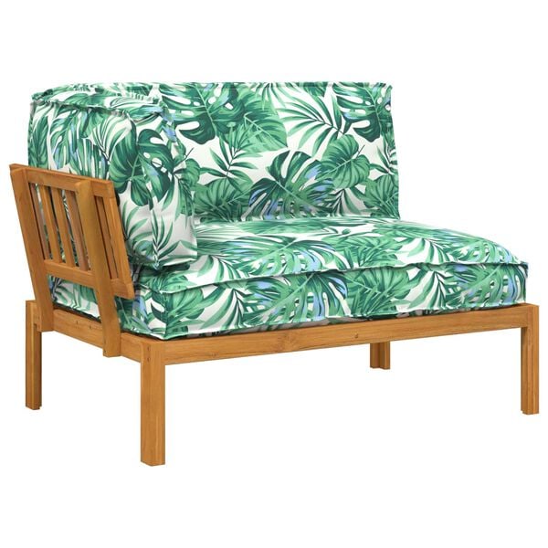 vidaXL Set sofe List Uzorak lista 133 x 92 x 69 cm Čvrsto drvo akacije