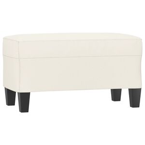 vidaXL Klupa krem 70 x 35 x 41 cm od umjetne kože