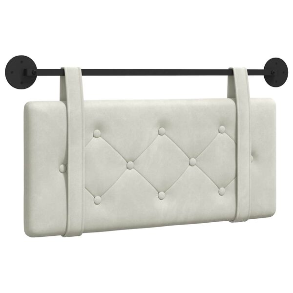 vidaXL Držeće uzglavlje Zidne Krema 90 x 55 x 5 cm Bar&scaron;un