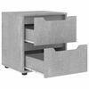 vidaXL Noćni ormarić VISNES beton sivi 45x40x50 cm konstruirano drvo