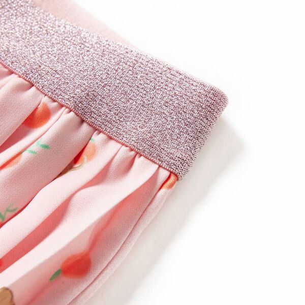 Dječja plisirana suknja svjetlonarančasta 92