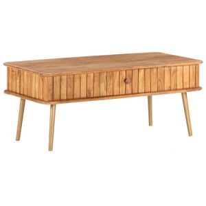 vidaXL Stolić za kavu 100 x 50 x 40 cm od masivnog drva bagrema