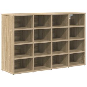 vidaXL Ormar za cipele 103 x 30 x 67 cm Konstruirano drvo Hrast sonoma