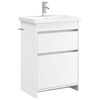 vidaXL Set namje&scaron;taja za kupaonicu Bijela 61 x 40 x 84,5 cm