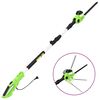 vidaXL 2-u-1 teleskopska motorna pila / trimer 25/41 cm 710/550 W