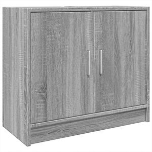 vidaXL Ormarić za umivaonik boja hrasta 63x29x55 cm konstruirano drvo