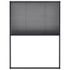 vidaXL Zaslon protiv insekata za prozore antracit aluminijski 60x80 cm