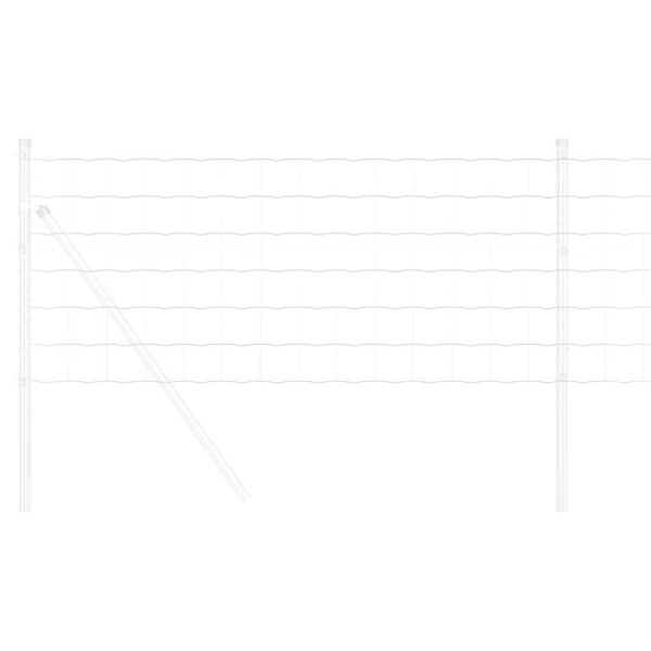 vidaXL Euro ograda Srebrno 0.4 x 10 m Vruće pocinčano željezo