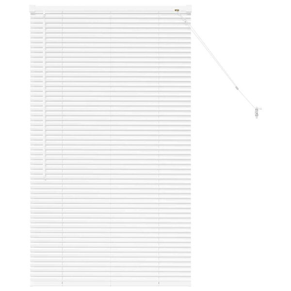 vidaXL Venecijanski zastore Bijelo 130 x 70 cm Aluminij