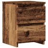 vidaXL Noćni ormarić boja starog drva 30x30x40 cm konstruirano drvo