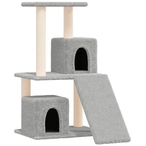 vidaXL Penjalica za mačke sa stupovima za grebanje svjetlosiva 82 cm
