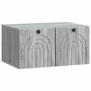 vidaXL TV ormar za zid Siva sonoma 59,5 x 41 x 30 cm Konstruirano drvo