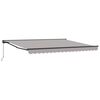vidaXL Okvir tende Svjetlosiva 400 &times; 300 cm Poliester s PU premazom