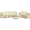 vidaXL Set vanjskih sofa 7 kom.