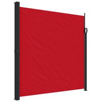 vidaXL Bočna tenda na uvlačenje crvena 200 x 600 cm