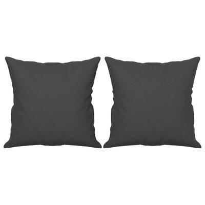 vidaXL 3-dijelni set sofa s jastucima tamnosivi od mikrovlakana