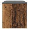 vidaXL Klupa za hodnik s jastukom Staro drvo 63 x 38 x 40 cm