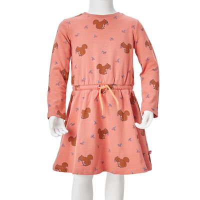 Dječja haljina starinska ružičasta boja 92