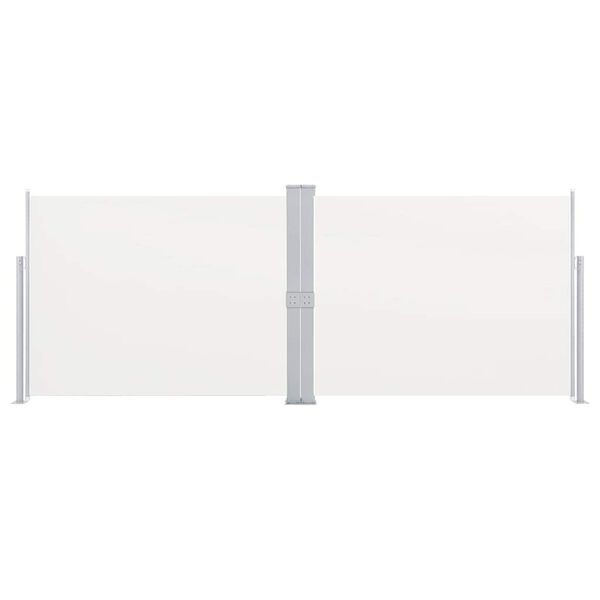 vidaXL Uvlačiva bočna tenda 170 x 1000 cm krem