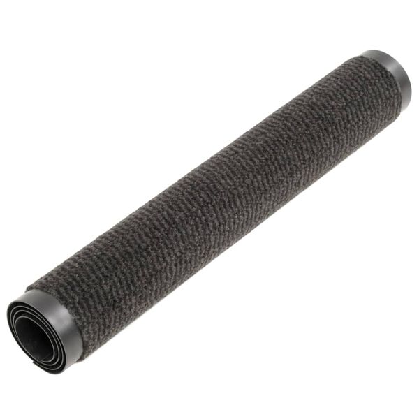 vidaXL Otirači za prašinu 2 kom pravokutni čupavi 60 x 90 cm crni