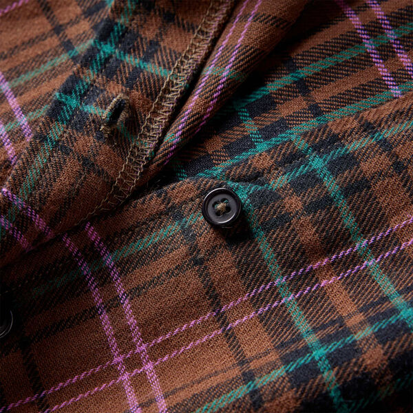 Dječja haljina dugih rukava boja konjaka 128