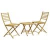 vidaXL 3-dijelni bistro set od bambusa
