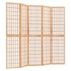 vidaXL Sklopiva sobna pregrada 5 panela japanski stil 200x170 cm