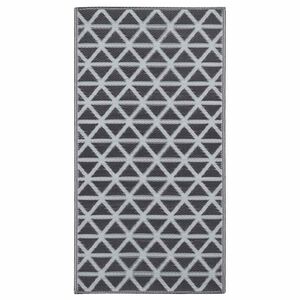 vidaXL Vanjski tepih ARAKIL crni 120x180 cm PP
